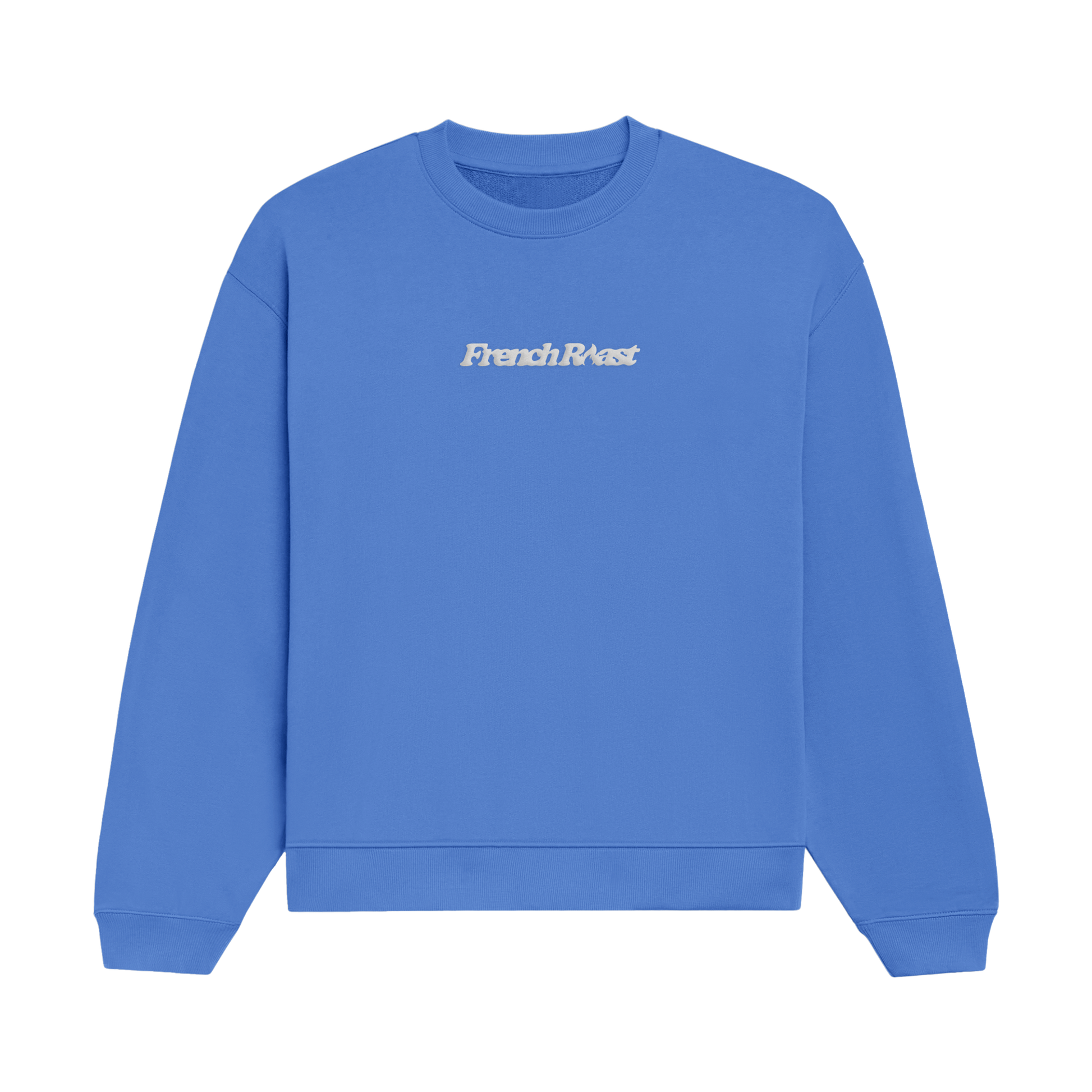 French Roast Embroidered Logo Arctic Crewneck