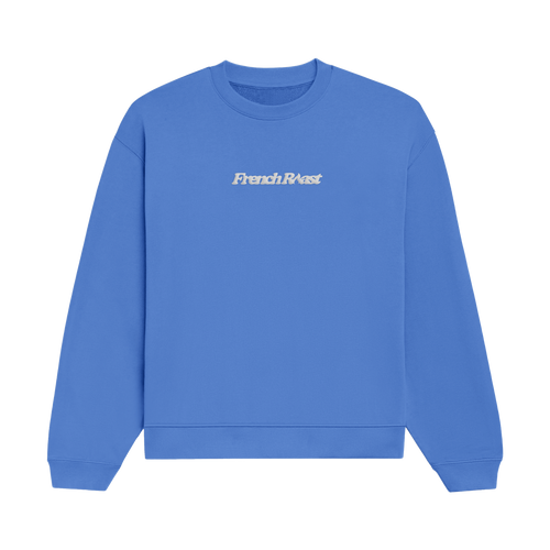 French Roast Embroidered Logo Arctic Crewneck