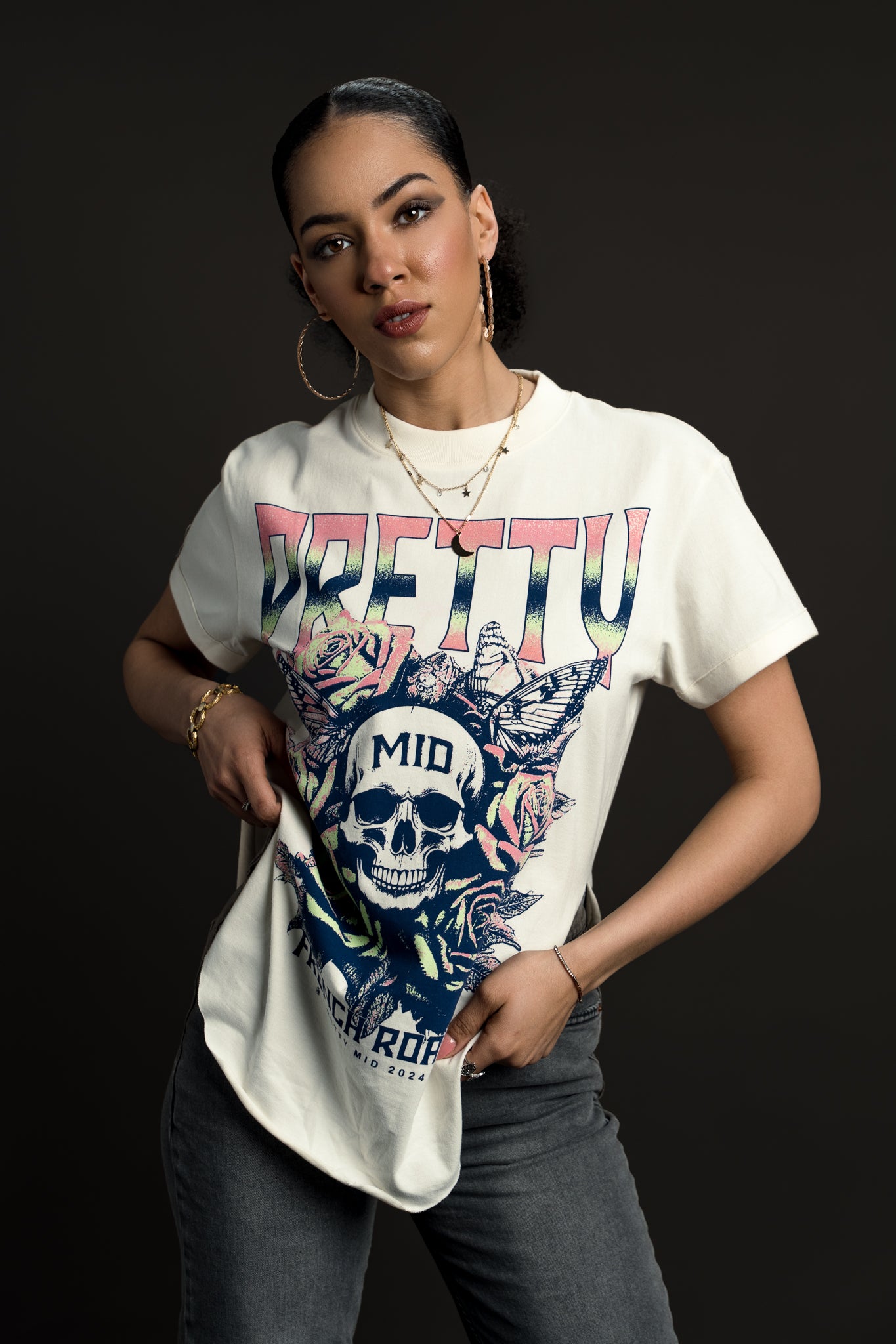 Pretty Mid Slashed Tee